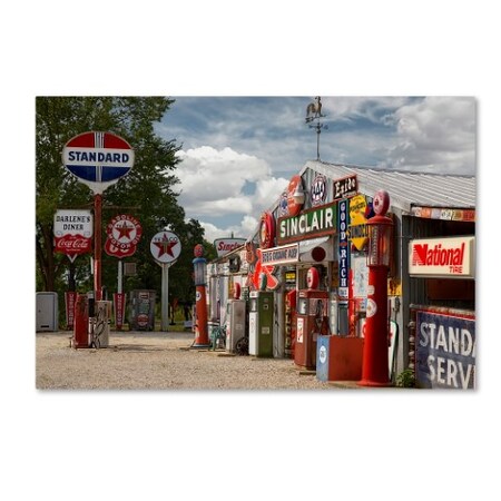 Trademark Fine Art Mike Jones Photo 'Rt 66 Cuba Missouri 1' Canvas Art, 30x47 ALI17889-C3047GG